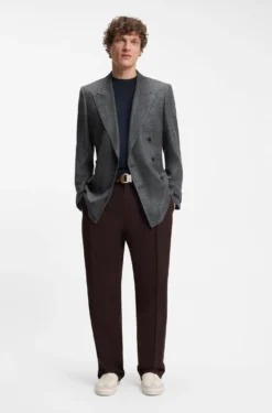 BOSS BY BECKHAM jacket in wool, silk, linen and cashmere