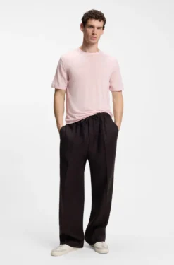 BOSS BY BECKHAM knit T-shirt in virgin wool