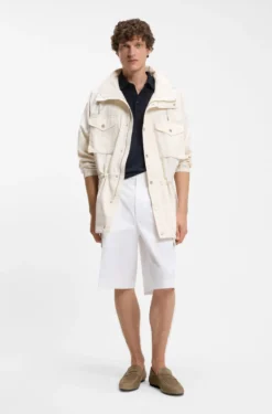 BOSS BY BECKHAM penny loafers in suede