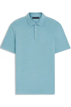 BOSS BY BECKHAM polo shirt in linen