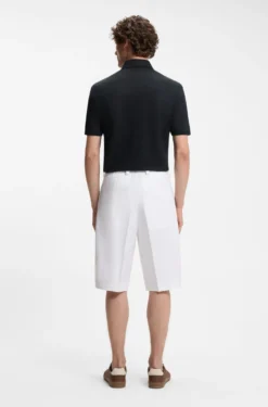 BOSS BY BECKHAM polo shirt in linen