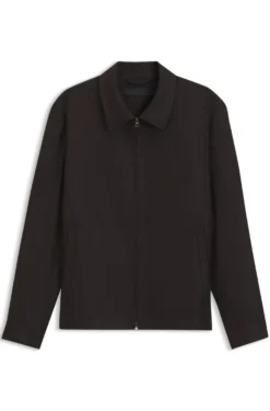 BOSS BY BECKHAM relaxed-fit linen jacket