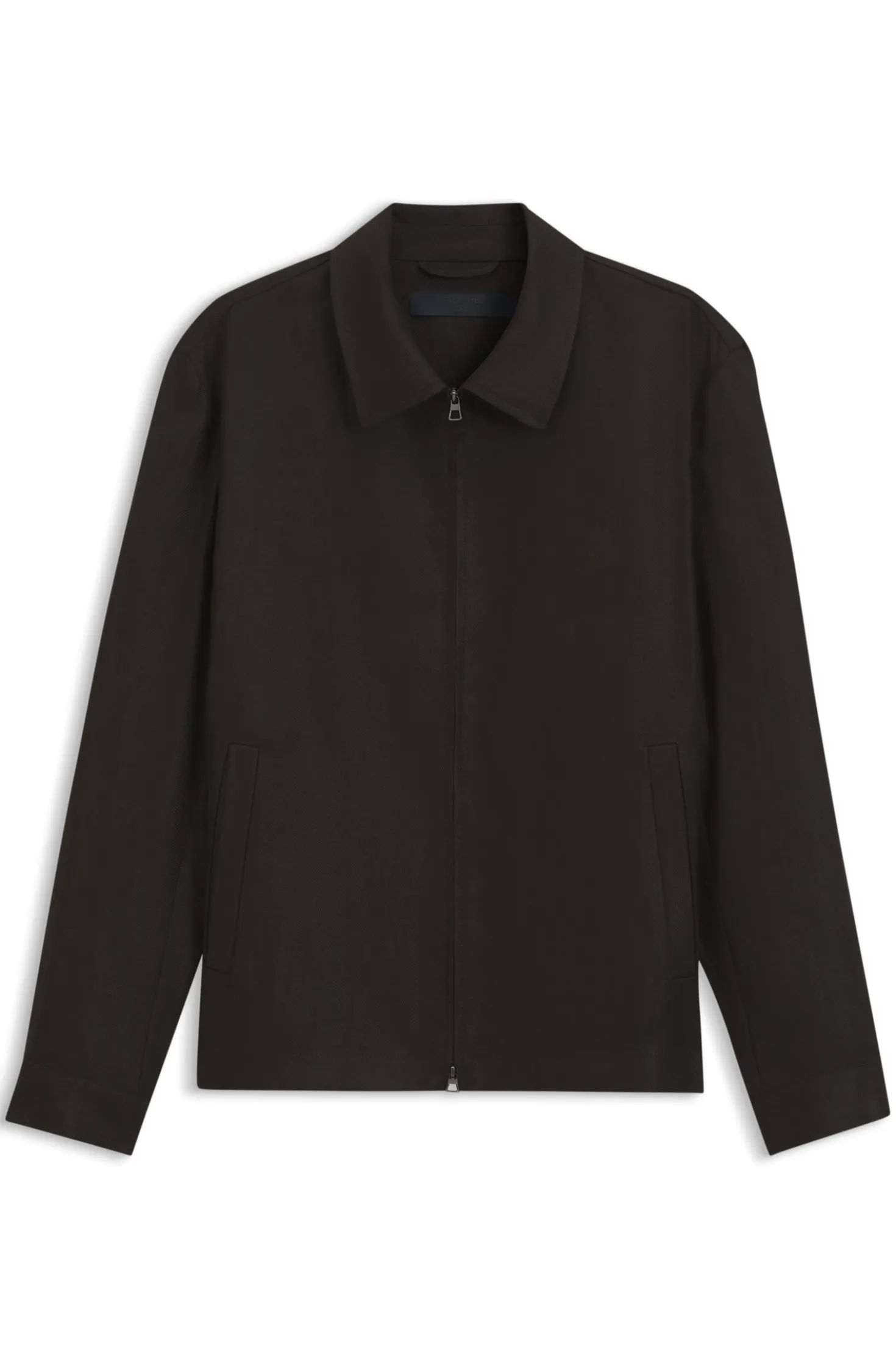BOSS BY BECKHAM relaxed-fit linen jacket