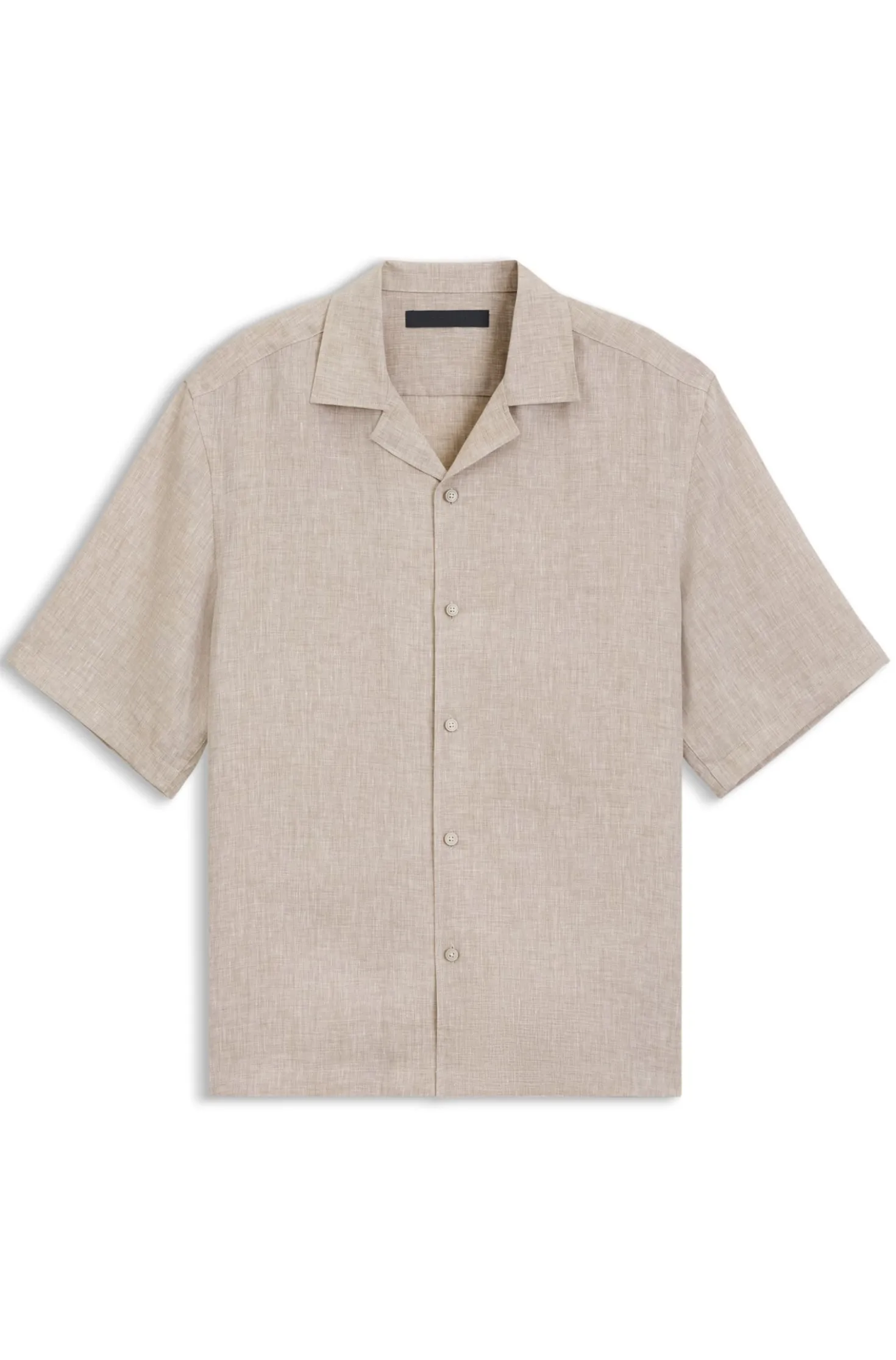 BOSS BY BECKHAM relaxed-fit linen shirt