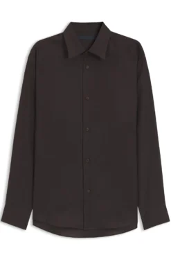 BOSS BY BECKHAM relaxed-fit linen shirt