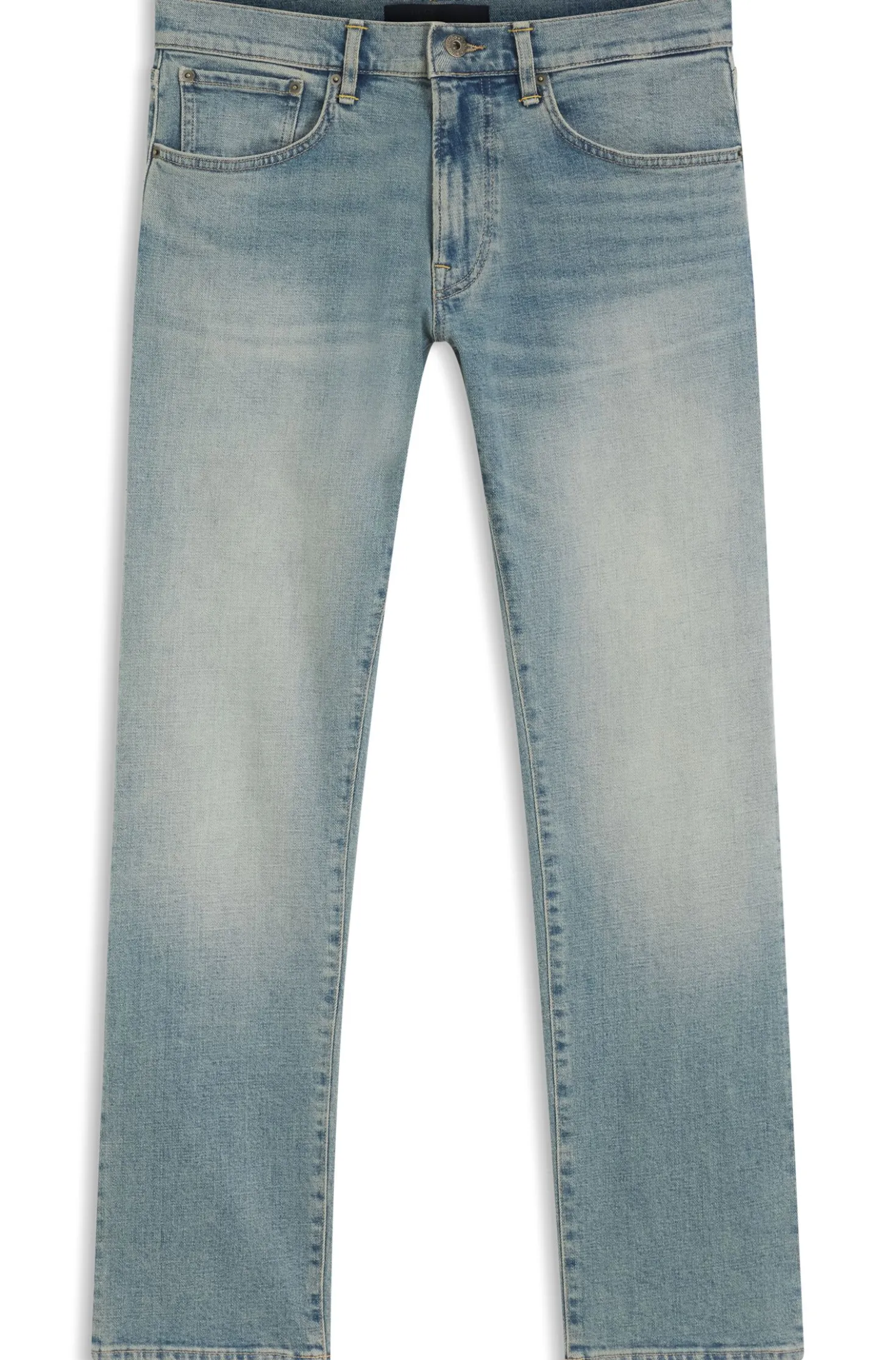 BOSS BY BECKHAM slim-fit jeans in blue stretch denim