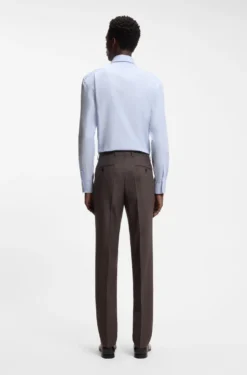 BOSS BY BECKHAM slim-fit shirt in cotton