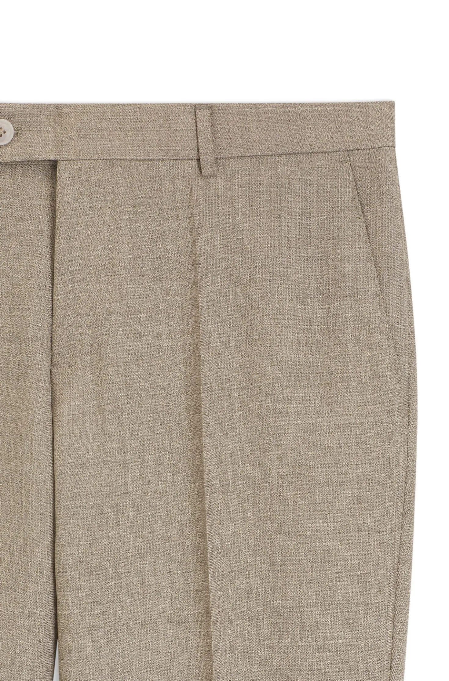 BOSS BY BECKHAM slim-fit suit trousers in virgin wool