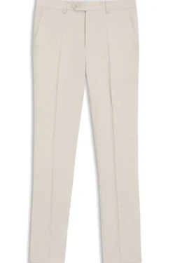 BOSS BY BECKHAM slim-fit trousers with micro pattern