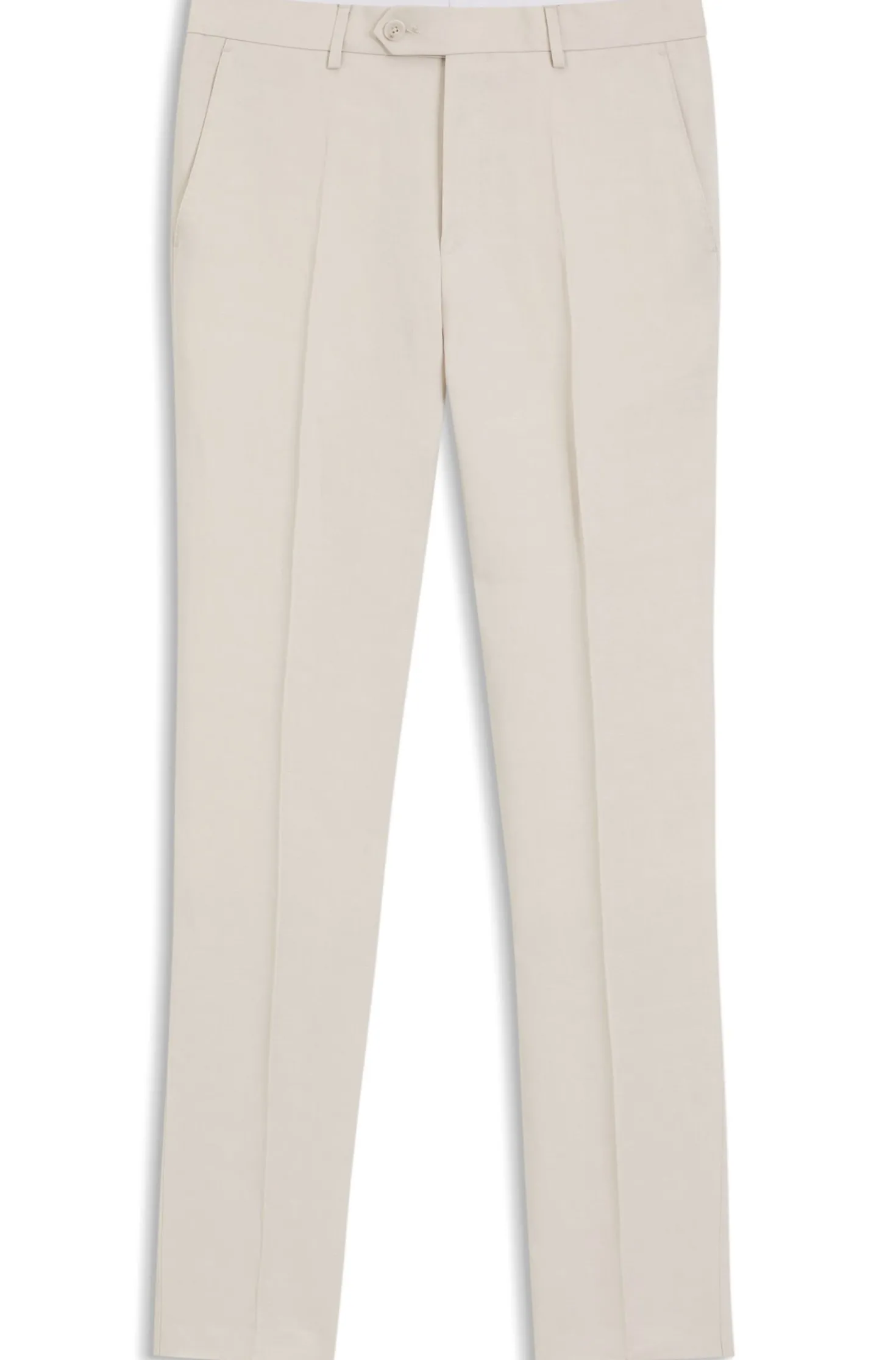 BOSS BY BECKHAM slim-fit trousers with micro pattern