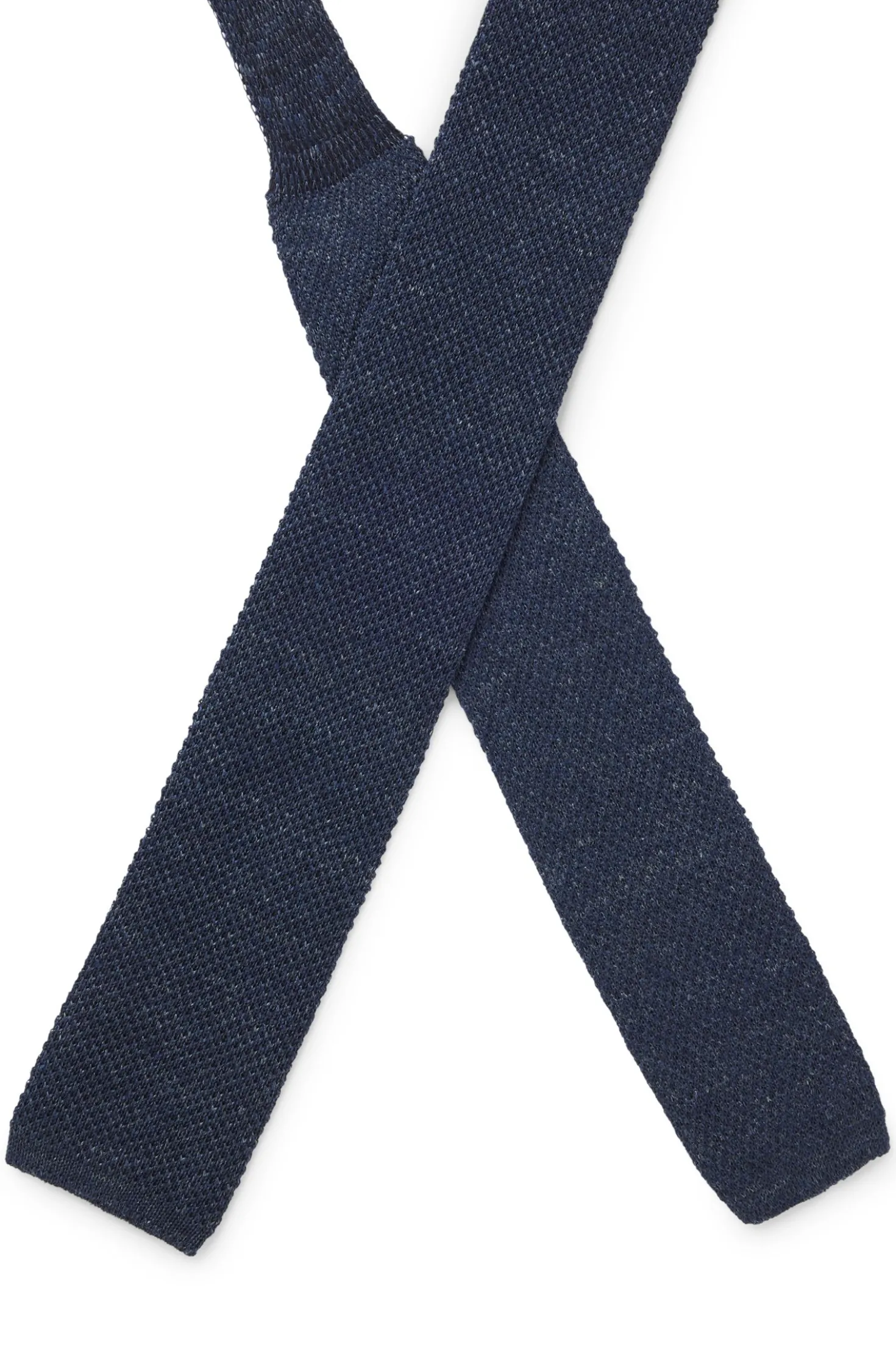 BOSS BY BECKHAM Tie in linen and tussah silk