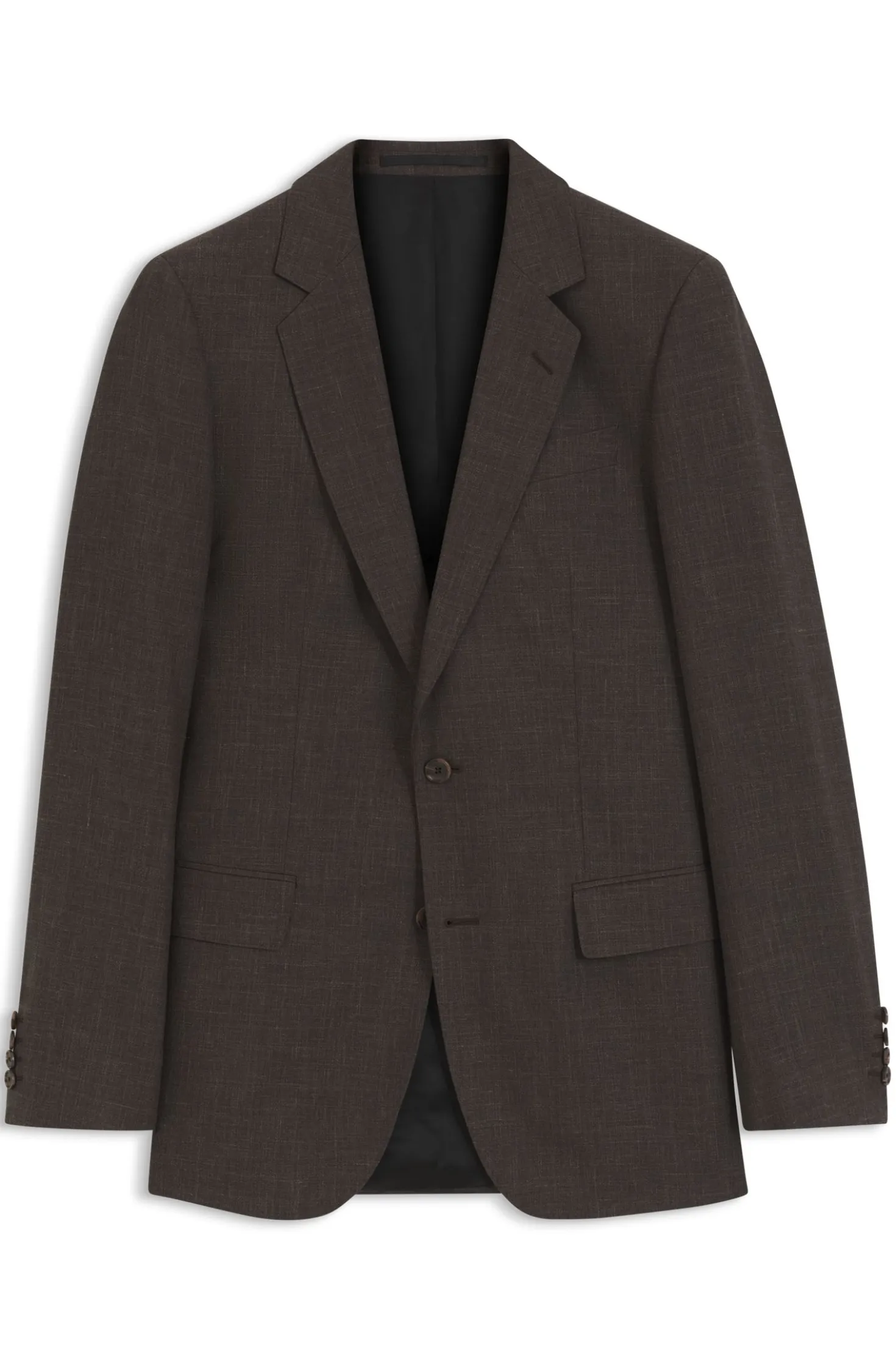 BOSS BY BECKHAM wool-blend slim-fit suit jacket