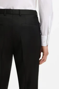 BOSS ONE Extra-slim-fit trousers in virgin-wool serge