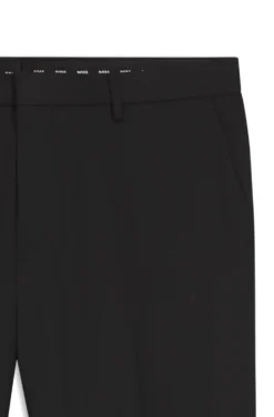 BOSS ONE Extra-slim-fit trousers in virgin-wool serge