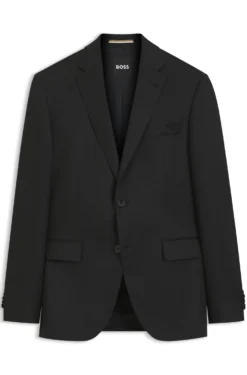 BOSS ONE Regular-fit suit jacket in virgin-wool serge