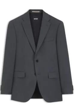 BOSS ONE Regular-fit suit jacket in virgin-wool serge
