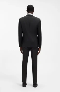 BOSS ONE Slim-fit suit jacket in virgin-wool serge