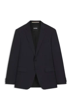 BOSS ONE Slim-fit suit jacket in virgin-wool serge