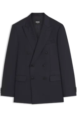 BOSS ONE slim-fit suit jacket in virgin wool