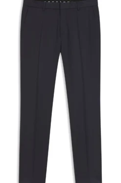 BOSS ONE Slim-fit trousers in virgin-wool serge