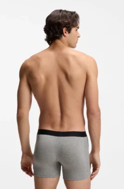 BOSS ONE three-pack of logo-waistband boxer briefs