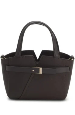 BOSS Revers mini tote bag in grained leather