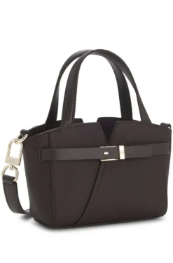 BOSS Revers mini tote bag in grained leather