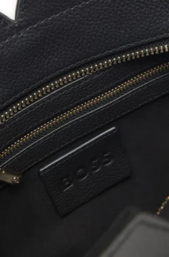 BOSS Revers small leather tote bag with belt detail