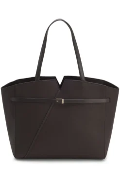 BOSS Revers tote bag in leather with belt detail