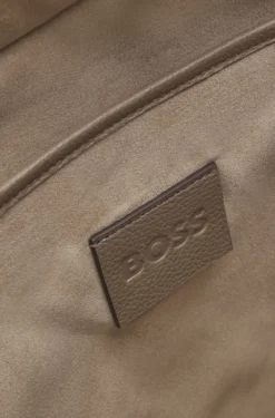 BOSS Revers tote bag in leather with belt detail