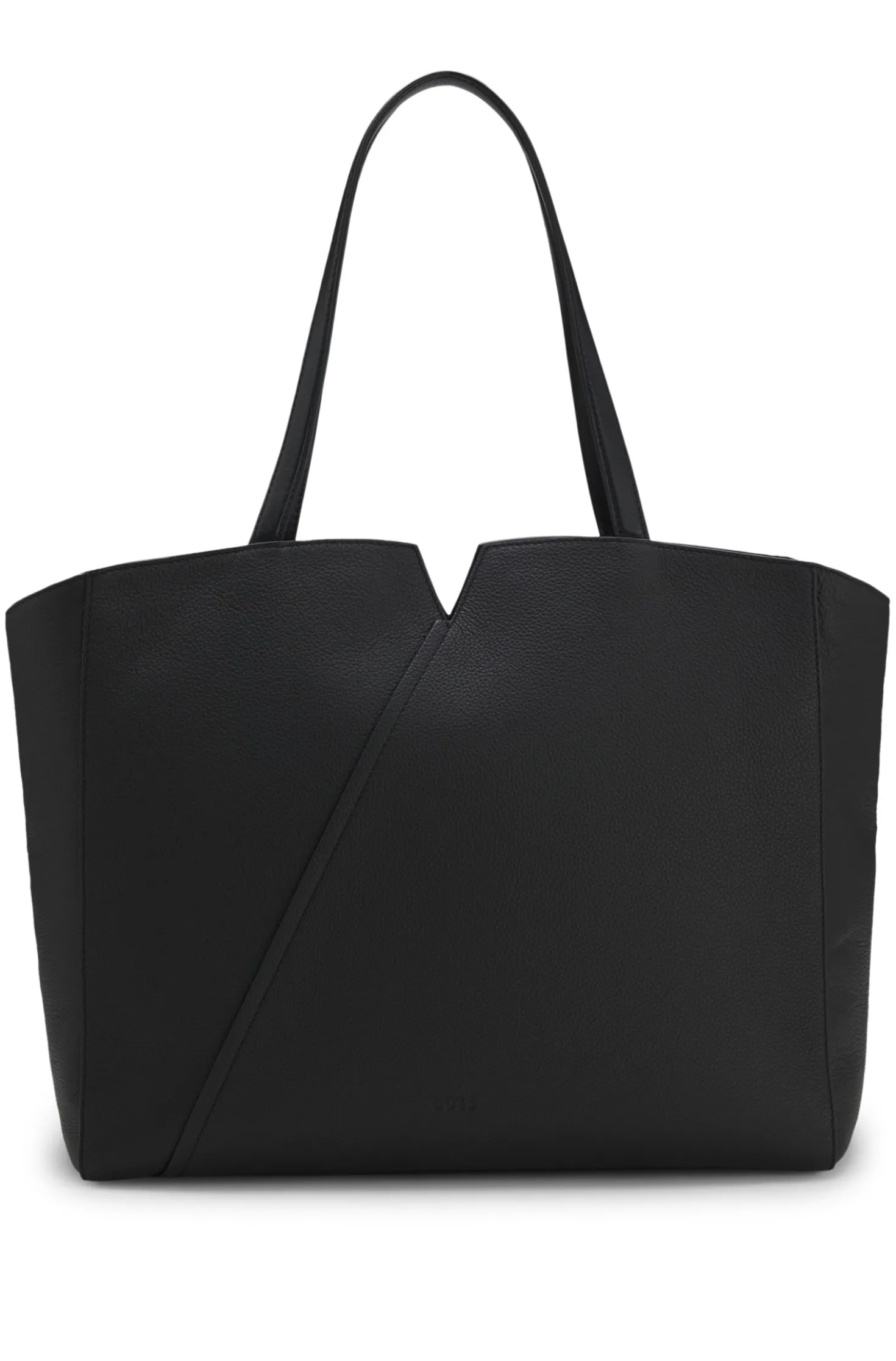 BOSS Revers tote bag in leather with belt detail