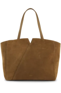 BOSS Revers tote bag in suede with belt detail