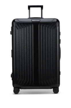 BOSS | Samsonite anodised-aluminium check-in suitcase with monograms