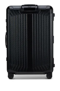 BOSS | Samsonite anodised-aluminium check-in suitcase with monograms