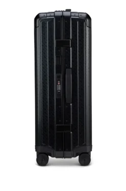 BOSS | Samsonite anodised-aluminium check-in suitcase with monograms