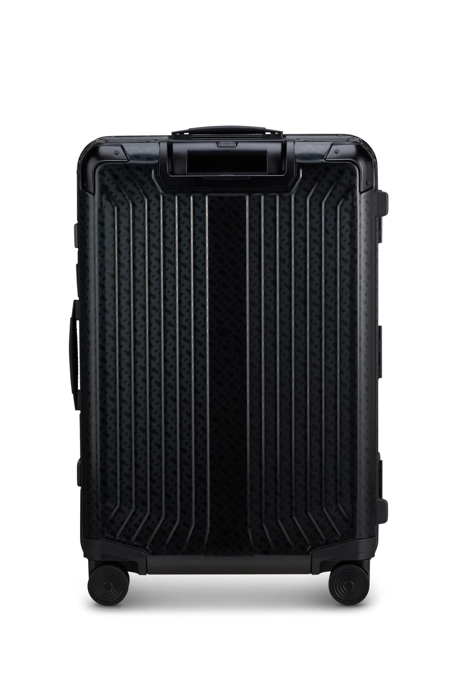 BOSS | Samsonite 71L suitcase in anodised aluminium