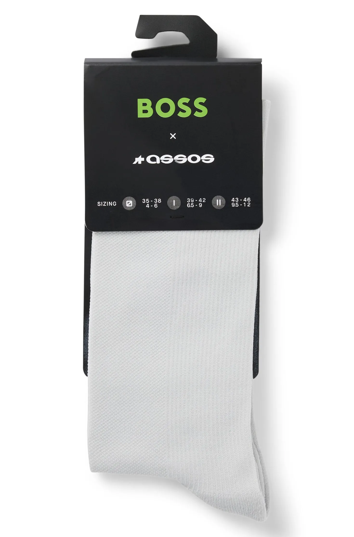 BOSS x ASSOS beige lightly insulated cycling socks