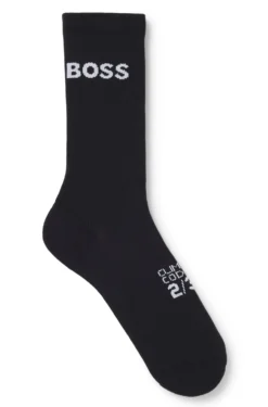 BOSS x ASSOS black lightly insulated cycling socks