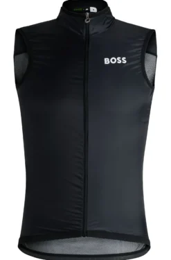 BOSS x ASSOS packable wind vest with breathable mesh back