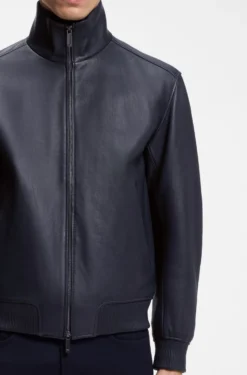 BOSS x ASTON MARTIN jacket in leather