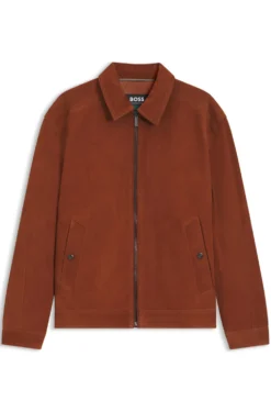 BOSS x ASTON MARTIN jacket in suede