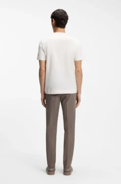BOSS x ASTON MARTIN mercerised-cotton T-shirt with wing detail