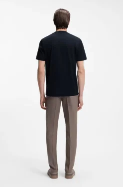 BOSS x ASTON MARTIN mercerised-cotton T-shirt with wing detail