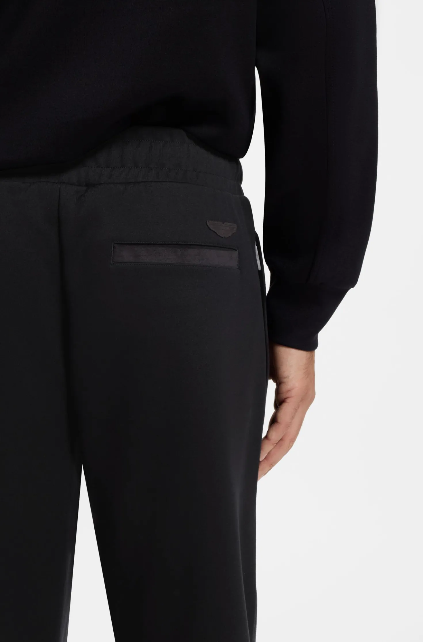 BOSS x ASTON MARTIN modern-fit trousers in cotton