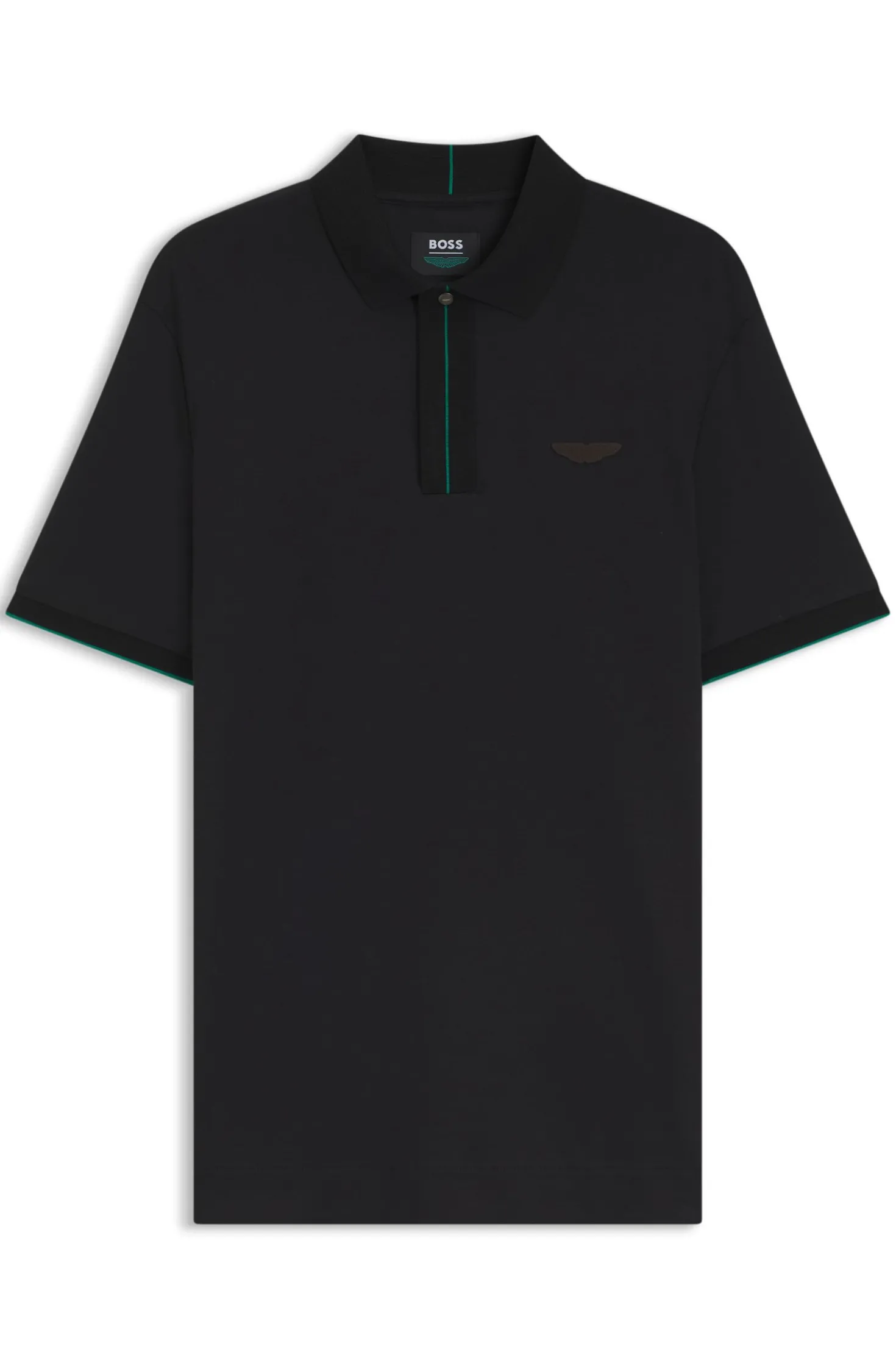 BOSS x ASTON MARTIN polo shirt in mercerised cotton