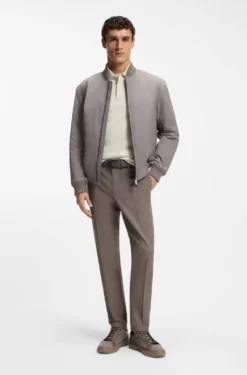 BOSS x ASTON MARTIN polo shirt in wool-cotton piqué