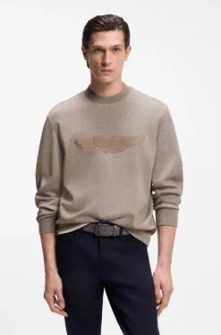 BOSS x ASTON MARTIN sweatshirt with wing detail
