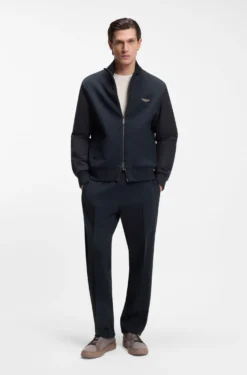 BOSS x ASTON MARTIN tracksuit bottoms with drawcord