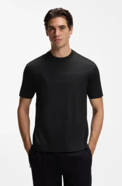 BOSS x ASTON MARTIN T-shirt in mercerised cotton