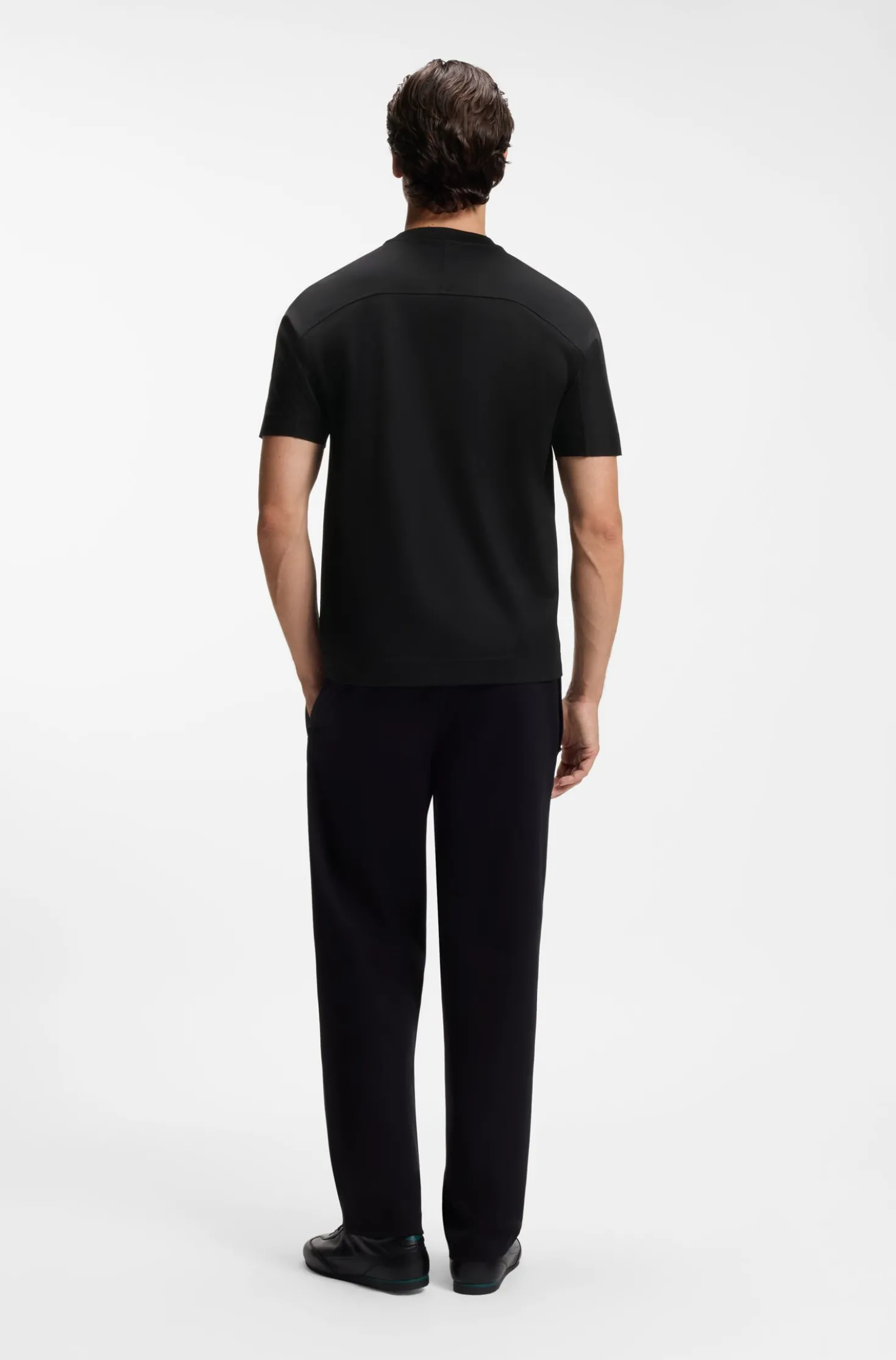 BOSS x ASTON MARTIN T-shirt in mercerised cotton